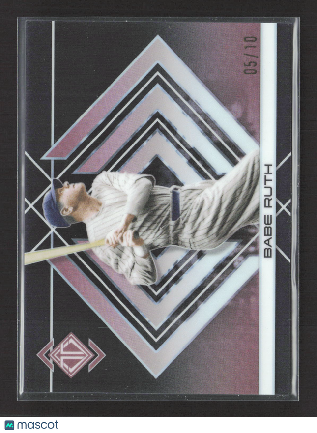 2025 Topps Transcendent Babe Ruth #64 Black Refractor 05/10