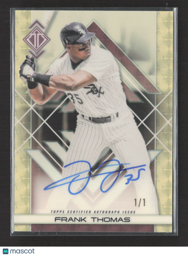 2025 Topps Transcendent Frank Thomas #TAIC-FT Superfractor 1/1 Auto