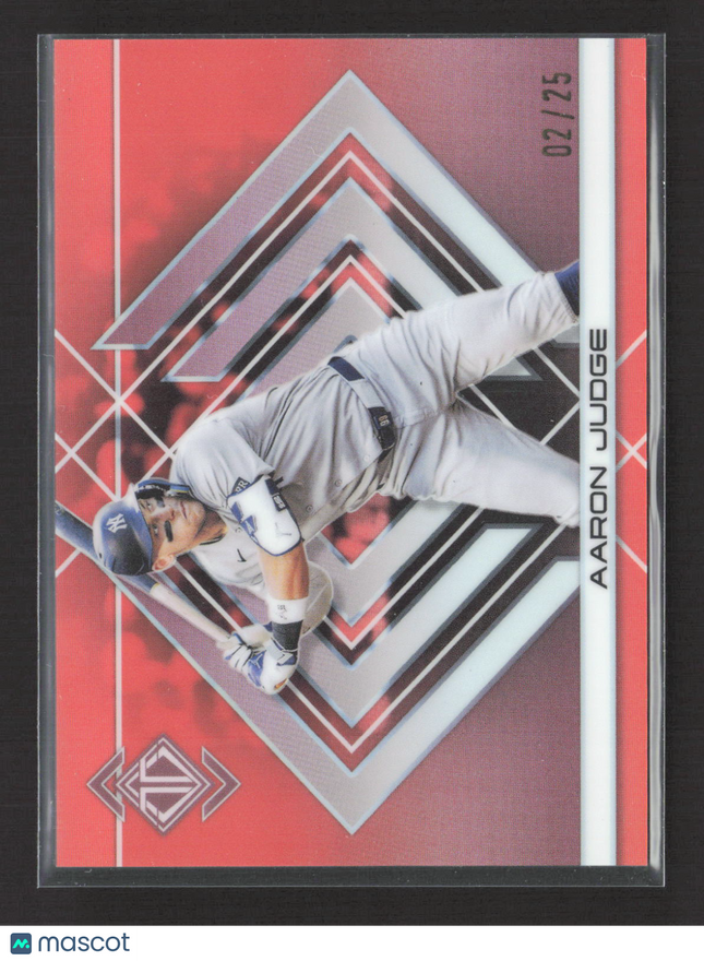 2025 Topps Transcendent Aaron Judge #99 Orange Refractor 02/25