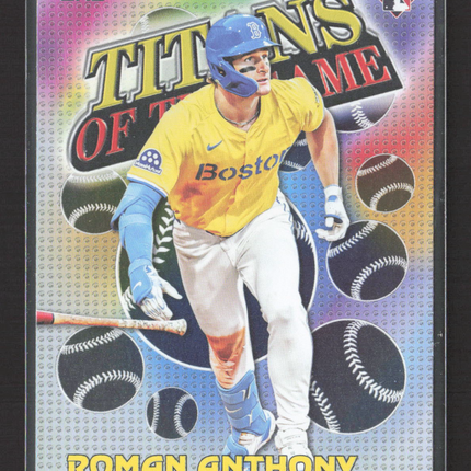 2026 Topps Titans of the Game Roman Anthony #TOG-9 RC