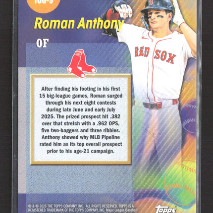 2026 Topps Titans of the Game Roman Anthony #TOG-9 RC