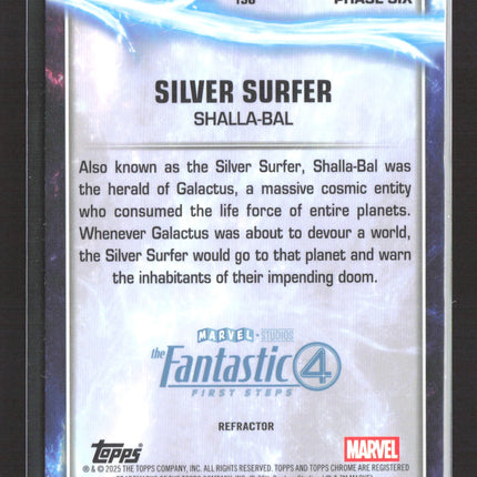 2025 Topps Chrome Marvel Debut #198 Silver Surfer Shalla-Bal