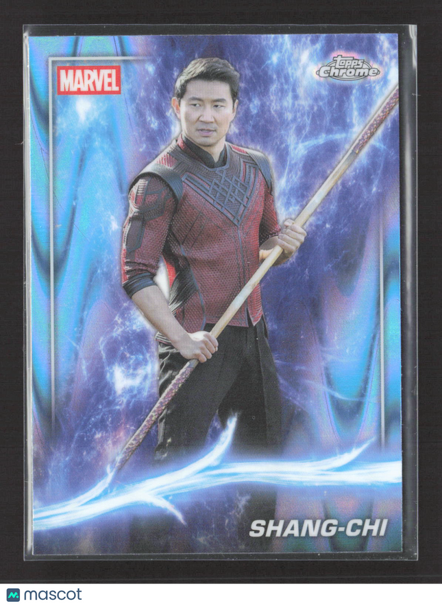 2025 Topps Chrome Marvel Marvel Studios Phase Four Simu Liu Shang Chi #110