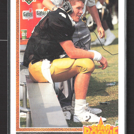 1991 Upper Deck Star Rookie Brett Favre #13