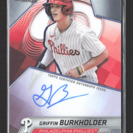 2025 Bowman's Best Baseball Griffin Burkholder #B25-GB