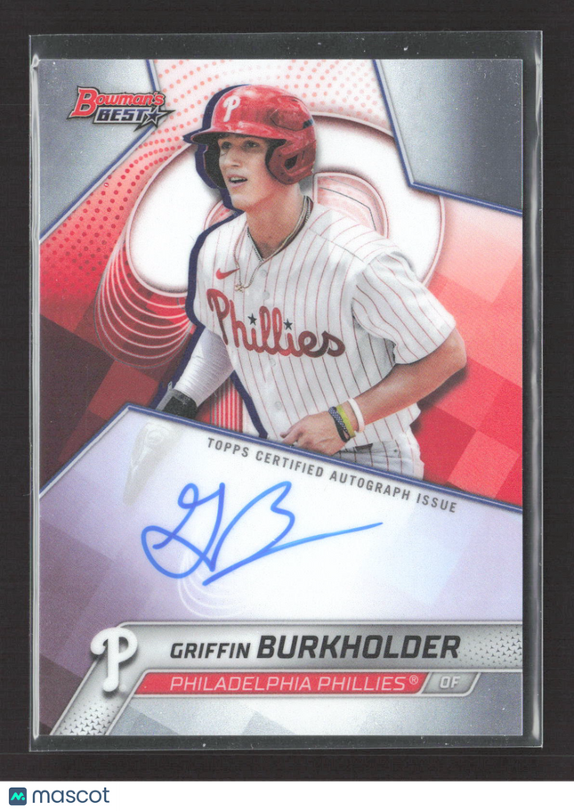 2025 Bowman's Best Baseball Griffin Burkholder #B25-GB