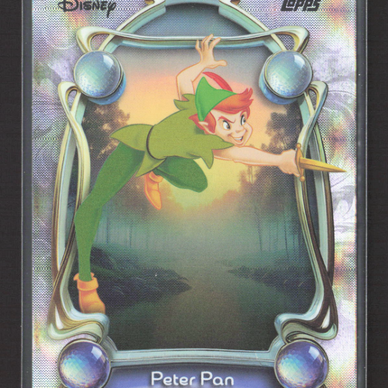 2025 Topps Disney 100 Refractor #25 Peter Pan