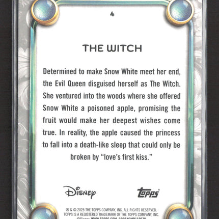 2025 Topps Disney 100 #4 The Witch