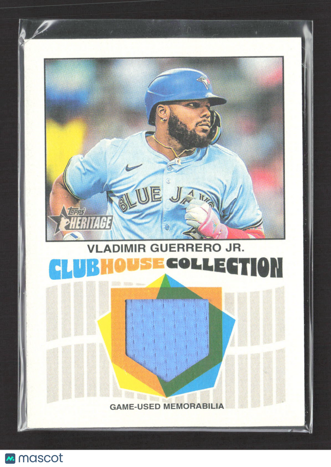 2026 Topps Heritage Clubhouse Collection Vladimir Guerrero Jr. #CCR-VG Relic
