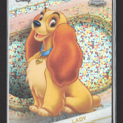 2025 Topps Chrome Disney 100 Refractor #70 Lady