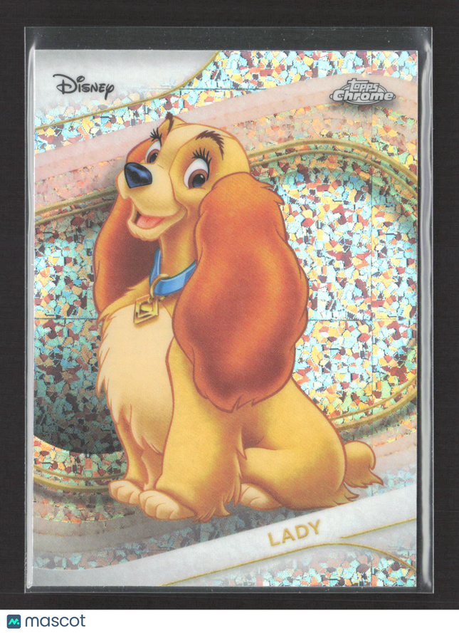 2025 Topps Chrome Disney 100 Refractor #70 Lady