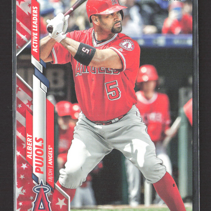 2020 Topps Update Series Albert Pujols #U-142 Independence Day 39/76