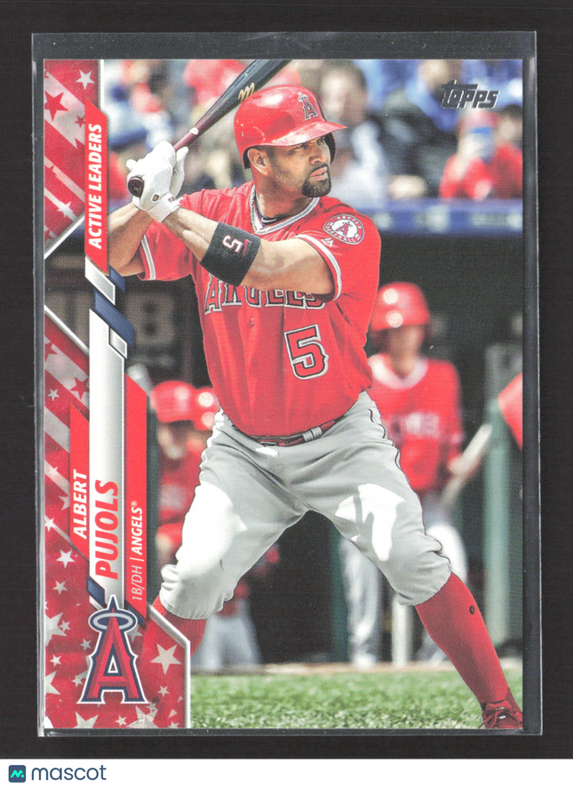 2020 Topps Update Series Albert Pujols #U-142 Independence Day 39/76