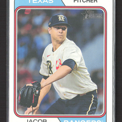 2023 Topps Heritage Jacob deGrom #629