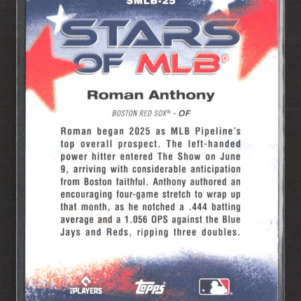 2026 Topps Stars of MLB Roman Anthony #SMLB-25 RC