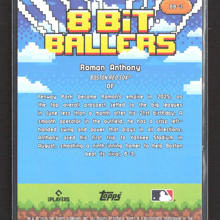 2026 Topps 8-Bit Ballers Roman Anthony #BB-2 RC