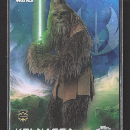 2024 Topps Chrome Star Wars The Acolyte Debut #73 Sapphire Kelnacca