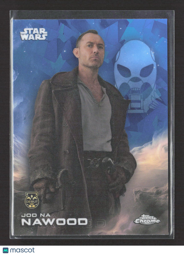 2024 Topps Chrome Star Wars Skeleton Crew Jod Na Nawood Debut #65 Sapphire