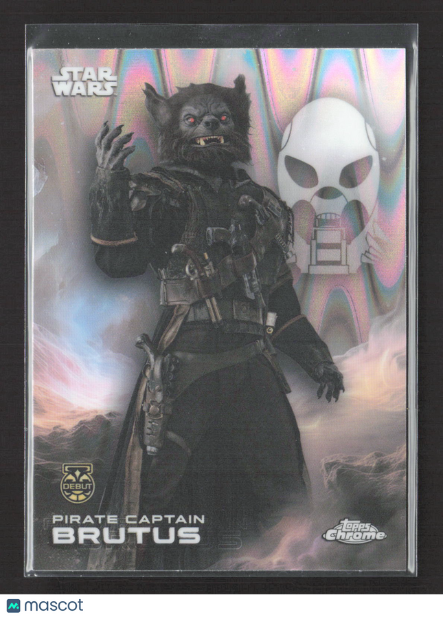 2024 Topps Chrome Star Wars Debut #144 Captain Brutus Lava