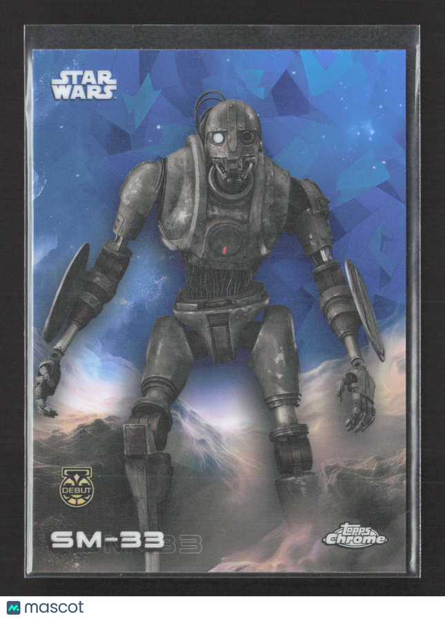 2024 Topps Chrome Star Wars Sapphire Edition Debut #99 SM-33 Sapphire
