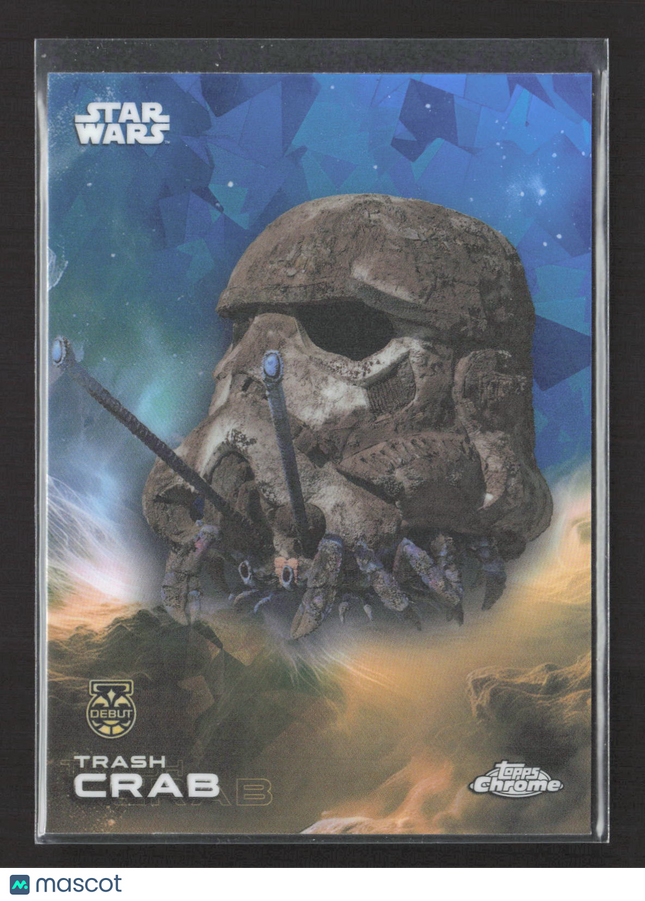 2024 Topps Chrome Star Wars Debut #100 Trash Crab Sapphire
