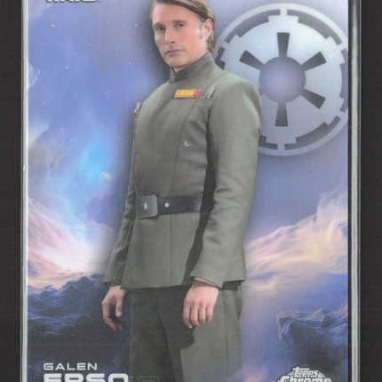 Topps Chrome Star Wars Rogue One Mads Mikkelsen #47 Galen Erso