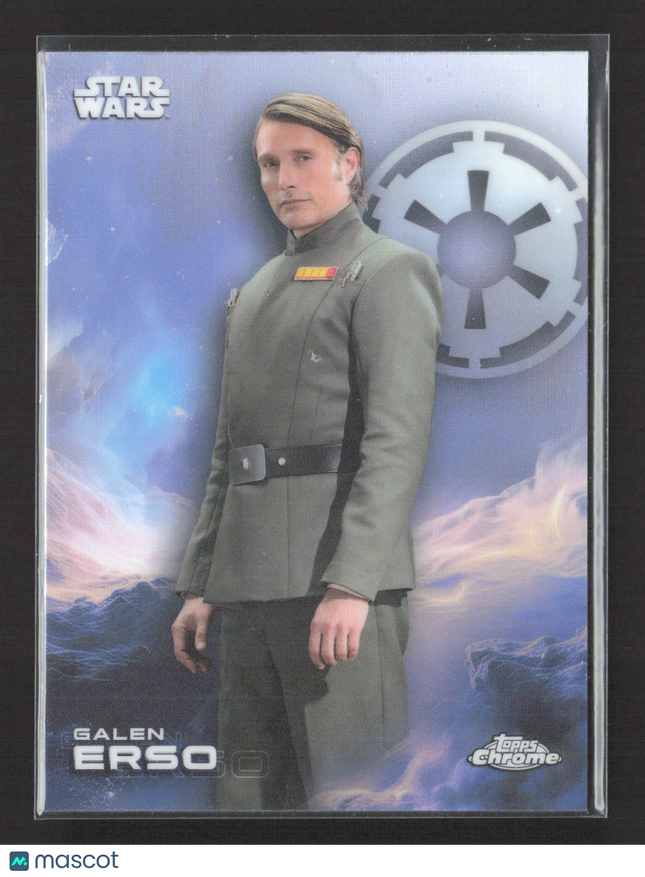 Topps Chrome Star Wars Rogue One Mads Mikkelsen #47 Galen Erso