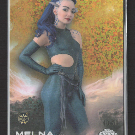 2024 Topps Chrome Star Wars Skeleton Crew Debut 40/50 #135 Melna Gold
