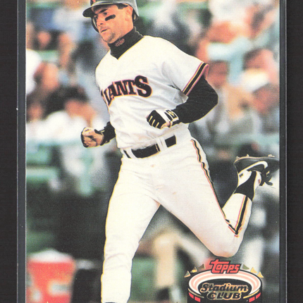 1992 Topps Stadium Club Will Clark #598 Members Choice