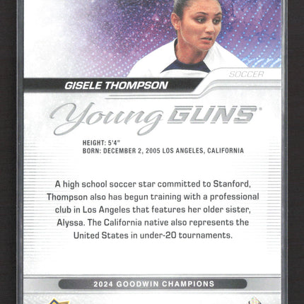 2024 Upper Deck Goodwin Champions Young Guns Gisele Thompson #YG-40