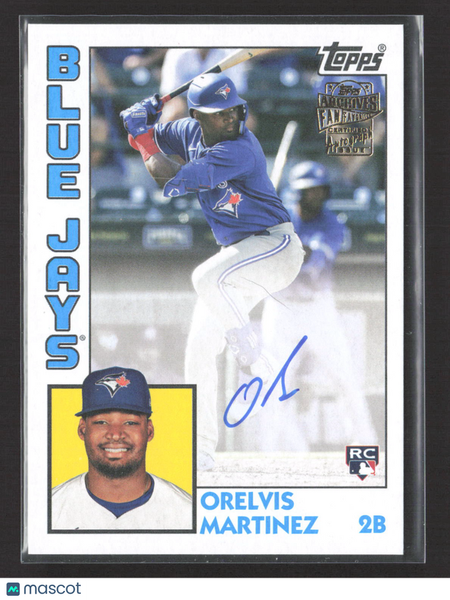 2024 Topps Archives Fan Favorites Orelvis Martinez #84FFA-OM RC Auto