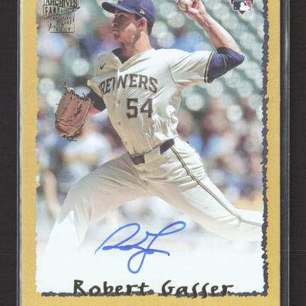 2024 Topps Archives Fan Favorites Robert Gasser #95FF-RG 03/50 Gold Auto