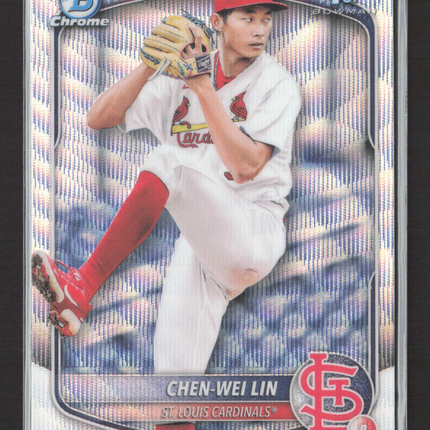 2005 Bowman Chrome Chen-Wei Lin #BCP-141 Wave /350