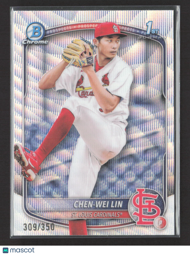 2005 Bowman Chrome Chen-Wei Lin #BCP-141 Wave /350