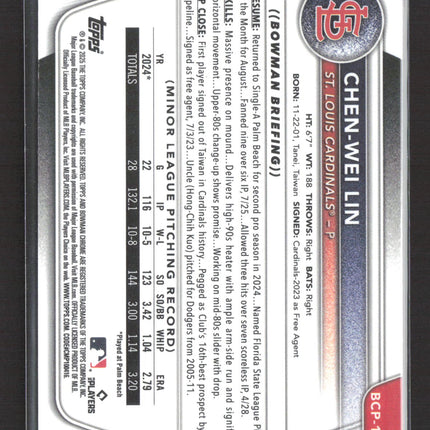 2005 Bowman Chrome Chen-Wei Lin #BCP-141 Wave /350