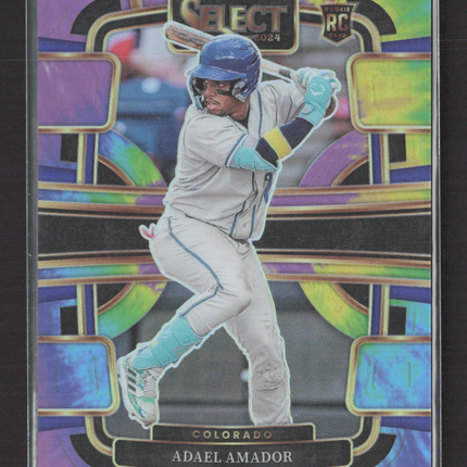 2024 Panini Select Prizm Adael Amador #74 Tie-Dye RC 12/25