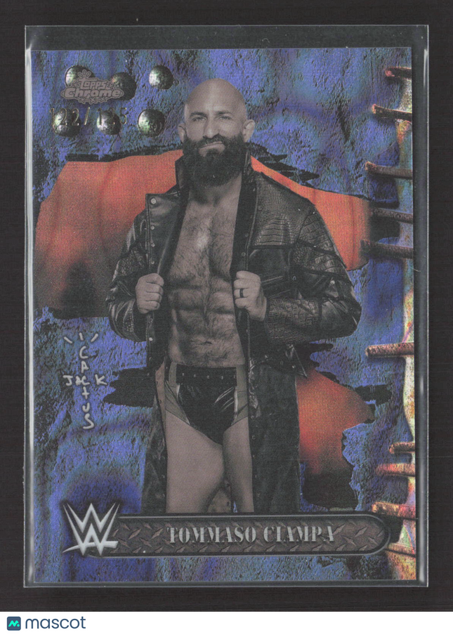 2025 Topps Chrome WWE Tommaso Ciampa #55 Blue Refractor /125