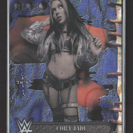 2025 Topps Chrome WWE Cora Jade #73 Blue 121/125