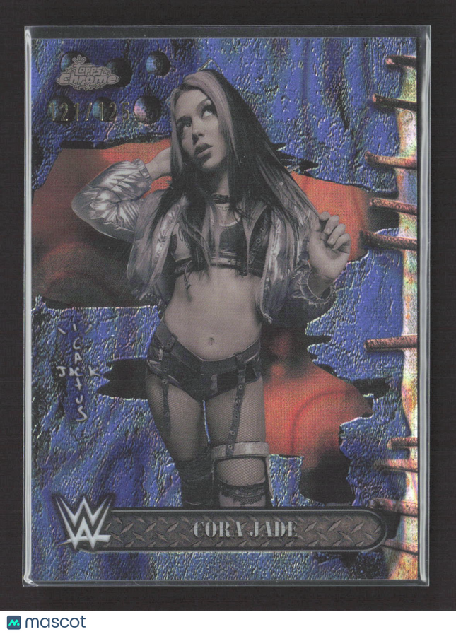 2025 Topps Chrome WWE Cora Jade #73 Blue 121/125
