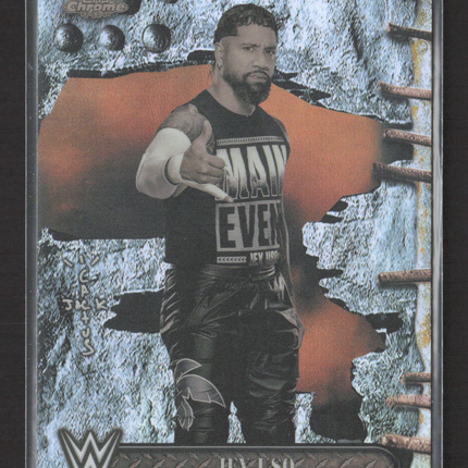 2025 Topps Chrome WWE Cactus Jack Jey Uso #3 Refractor