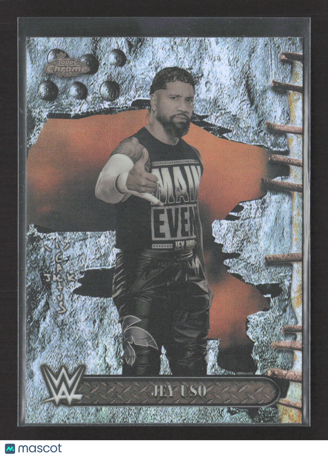 2025 Topps Chrome WWE Cactus Jack Jey Uso #3 Refractor