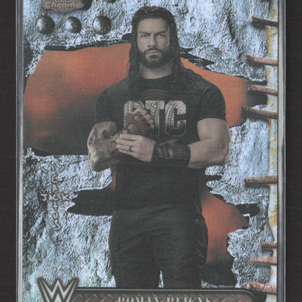 2025 Topps Chrome WWE Cactus Jack Roman Reigns #25 Refractor