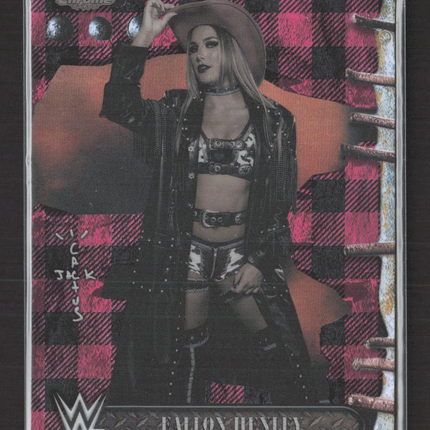2025 Topps Chrome WWE Cactus Jack Fallon Henley #78 Pink Plaid