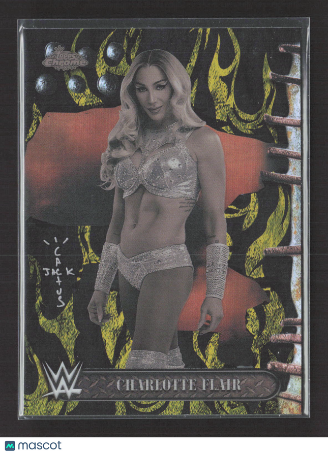 2025 Topps Chrome WWE Cactus Jack Charlotte Flair #63