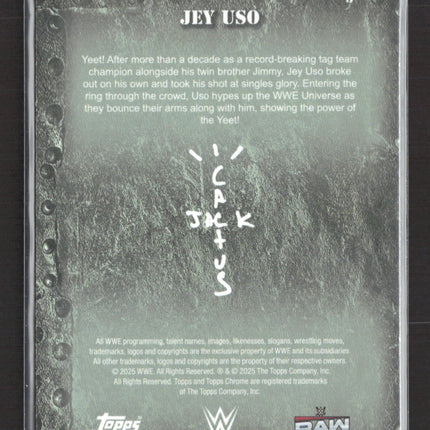2025 Topps Chrome WWE Cactus Jack Jey Uso #3