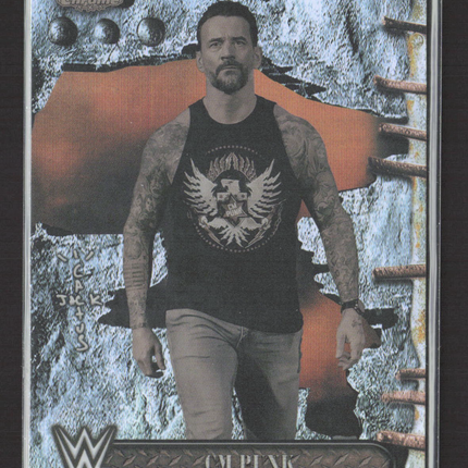 2025 Topps Chrome WWE CM Punk #8 Refractor