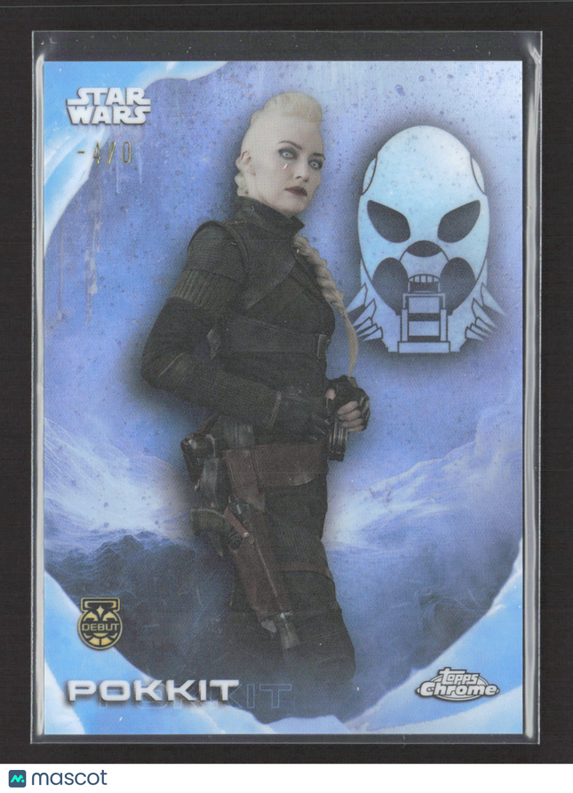 2024 Topps Chrome Star Wars Debut #HF-97 Pokkit Frozenfractor -4/0