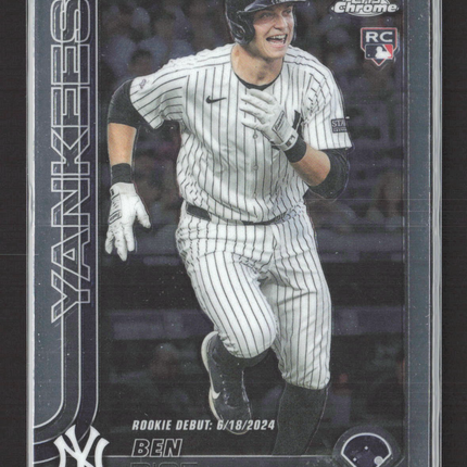2025 Topps Chrome Update Ben Rice #USC138 RC