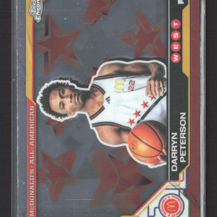 2025 Topps Chrome McDonald's All American Darryn Peterson #50