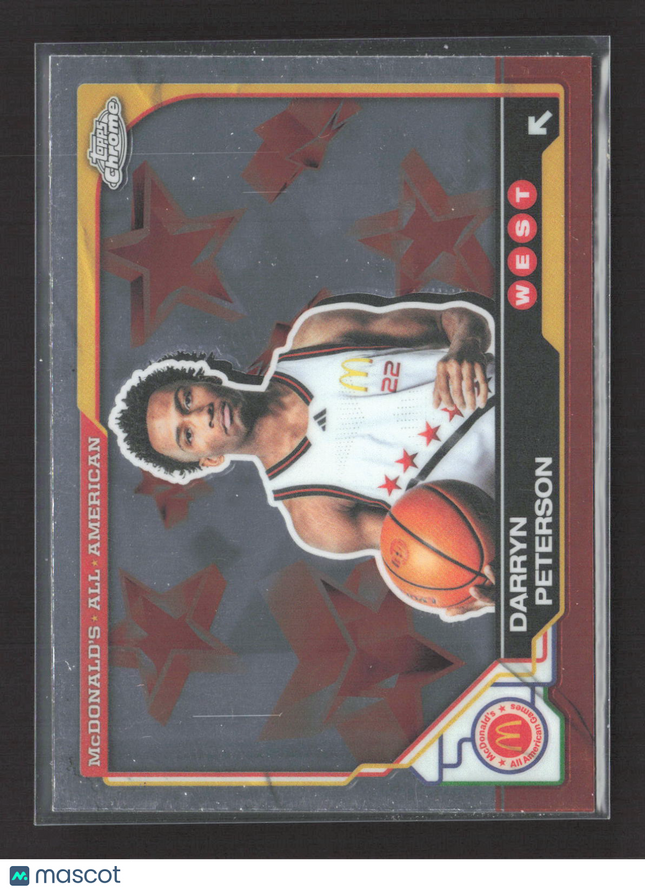 2025 Topps Chrome McDonald's All American Darryn Peterson #50
